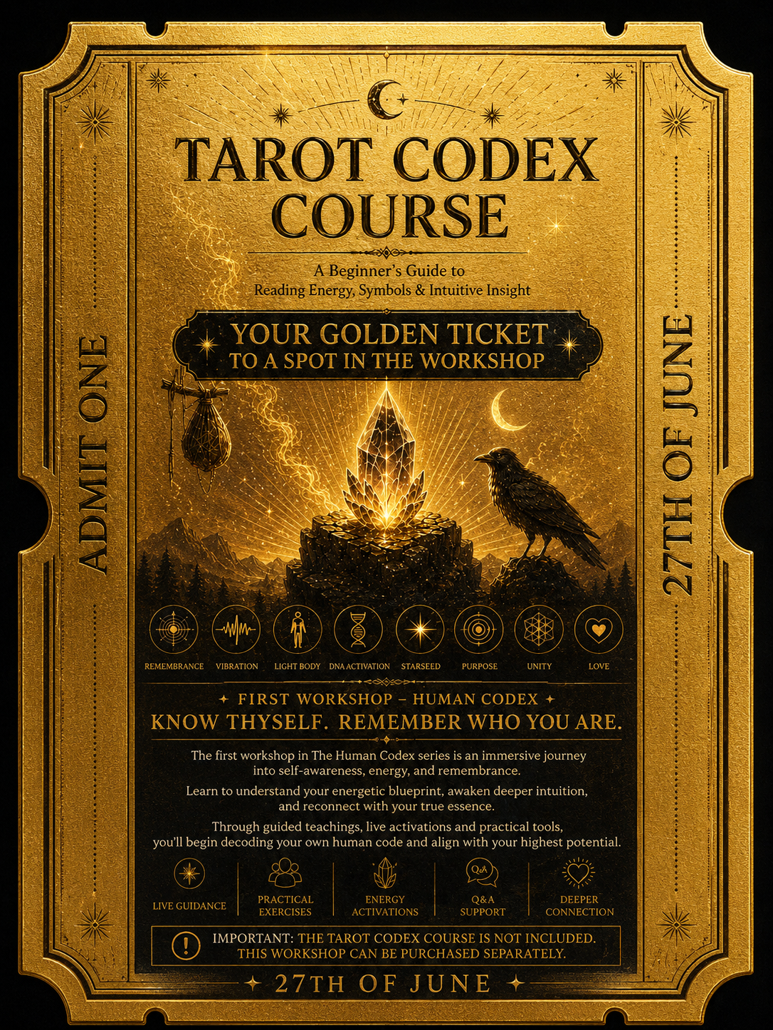 Tarot codex workshop